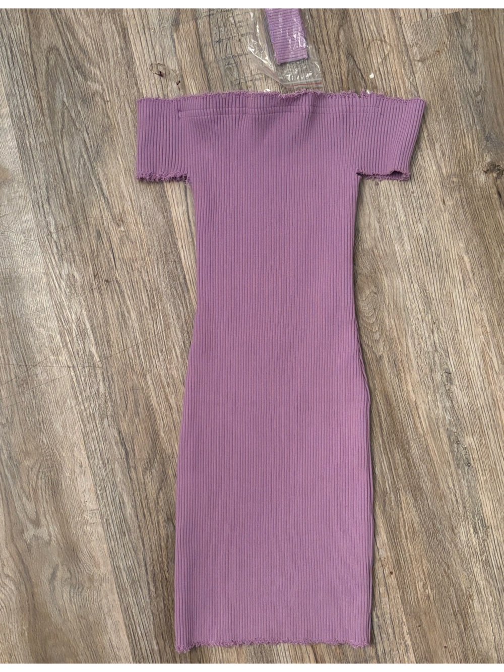 Better Be One-Shoulder Ribbed Midi Dress - Mauve